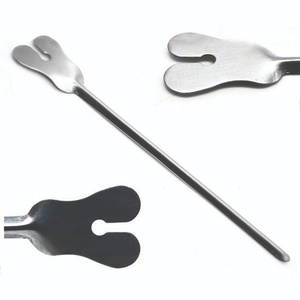 Depresor Lingual de Acero Inoxidable de Calidad Premium, Forma de L, Juego de 2 Piezas, Retractor Dental Manual, Certificado CE - Product Image 3