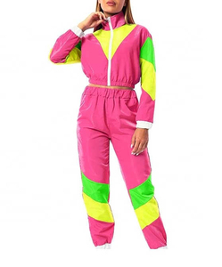 Coupe-vent unisexe pour femme 100 % nylon à capuche, ensemble de survêtement printemps 2-en-1, coupe-vent respirant, couleur unie imprimée, décontracté et léger - Product Image 1
