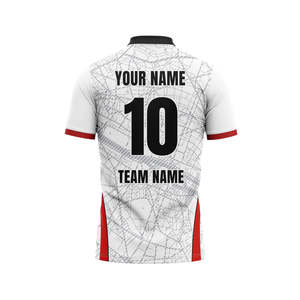 Camiseta Deportiva Transpirable de Secado Rápido para Entrenamiento de Cricket, Camisetas Personalizadas para Partidos de Cricket, Uniformes de Equipo de Poliéster de Alta Calidad OEM - Product Image 4
