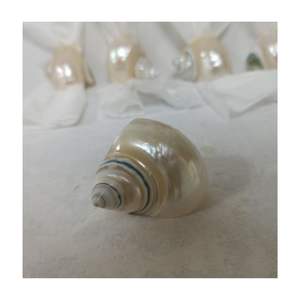Servilletero de concha natural de lujo hecho en Vietnam vajilla artesanías para cocina o fiesta venta a precio barato - Product Image 1