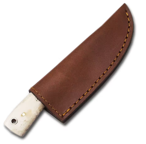Couteau de chasse droit à pointe tombante en acier Damas de haute qualité PRESTIGE, qualité industrielle, personnalisation OEM/ODM prise en charge - Product Image 6