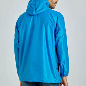 <b>Men</b> High Quality Hooded Windbreaker <b>Jacket</b> Waterproof Quick Dry Breathable Lightweight Casual Outdoor Comfortable Regular Fit - Product Image 4
