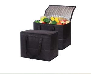 Wholesale Custom Logo <b>Reusable</b> Thermal Insulation Portable Lunch Cooler Bag for Pizza Food Delivery - Product Image 5