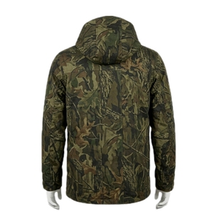 Chaqueta con Capucha de Camuflaje Personalizada con Cierre, Impermeable, Transpirable, de Tejido Soft Shell con Impresión HD para Otoño, Venta al Por Mayor de Equipamiento de Tiro al Aire Libre - Product Image 6