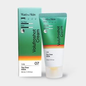 WATI for SKIN Crema facial coreana para el cuidado de la piel 50ml Tea Tree Cica Blemish Soothing Borproshot Cream - Product Image 1