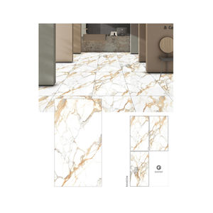 Moderne 800x1600mm Finition Brillante Carreaux de Céramique 9mm Dalle de Porcelaine Pierre Frittée Plancher Mural pour Villa École Vinyle Firebrick - Product Image 2