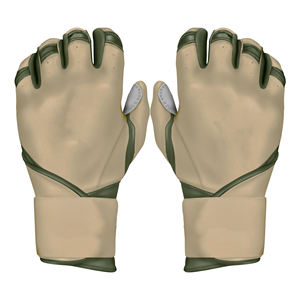 Guantes de Béisbol de Cuero con Estilo para Adultos, Diseño de Dedos Completos, Etiquetas Personalizadas, Transpirables y Ligeros - Product Image 2