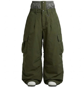 Pantalones de Esquí Casuales Ligeros y Transpirables para Hombre, Talla Grande, Unisex, Ecológicos, con Tela de Lona, Diseño de Overol, Cintura Elástica - Product Image 5