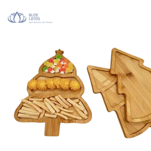 [AVAILABLE] | Wooden <b>Christmas</b> <b>Tree</b> Platter Snack Tray Gift Set Serving Board For Festival/ <b>Christmas</b>/ New Year - Product Image 1