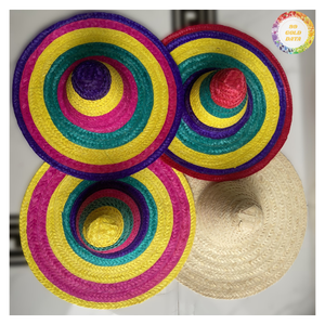 <b>Straw</b> <b>Hat</b> Sombrero Mexican <b>HAT</b> for Both Men and Women Multi Coloured Mexican Palm Leaf <b>Straw</b> <b>Hat</b> Seagrass in Vietnam Wholesale - Product Image 6