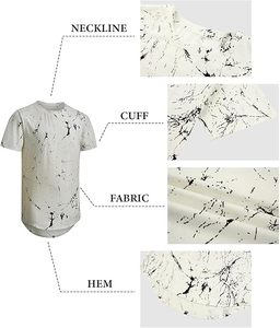 Camiseta Sublimada Transpirable con Estampado Estético, Diseño Gráfico Mixto para Moda Juvenil y Estilo Urbano USA 2026 - Product Image 5