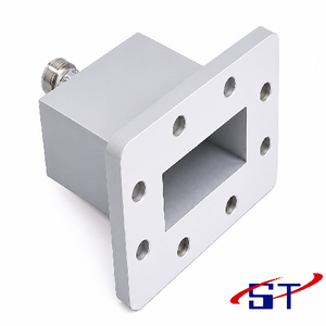 Adaptador de paso coaxial WG a Coaxial - Endlaunch de aluminio - Product Image 2