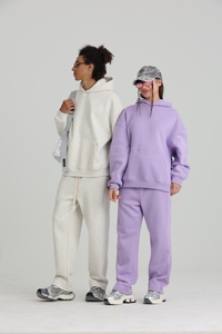 350gsm Men's Hoodies Joggers Pants <b>Set</b> Custom Winter Sweatsuit Tracksuit Comfortable <b>Sweatpants</b> Hoodie Trousers for Men - Product Image 5