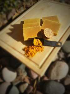 VENTA AL POR MAYOR JABÓN DE CÚRCUMA 100% NATURAL/EXPORTACIÓN JABÓN DE CÚRCUMA BUEN PRECIO/ALTA CALIDAD - Product Image 3