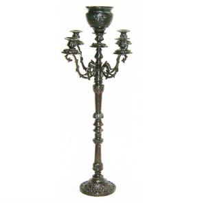 Vente en gros d'articles pour la maison religion personnalisée pièce maîtresse de fête de mariage classique élégant fait à la main designer couleur argent bougeoir - Product Image 4