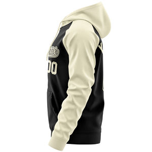 Custom Raglan Full Zip Winter Hoodie <b>Men</b> Cotton Fleece Solid Pocket Baseball Jersey Pullover Logo Teamwear <b>Sweatshirt</b> - Product Image 3