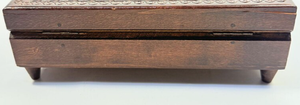 Wholesale Vintage <b>Wooden</b> Jewelry Box Hand Carved Geometric Lid <b>Storage</b> Case Decorative Keepsake <b>Storage</b> <b>Chest</b> Organizer Gift - Product Image 6