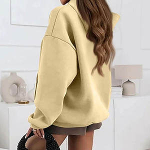 Sudaderas con Capucha de Manga Larga para Mujer, Personalizadas con Estampado, Color Sólido, Forro Polar, Transpirables y Anti-Pilling, 100% Algodón - Product Image 2