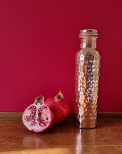 Botella de Agua de Cobre Grabada Personalizada, Artículo de Regalo - Product Image 1