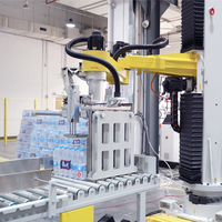 Robot palettiseur électrique automatique pour l'emballage des boissons, machine d'empilage avec manutention de cartons, caisses et sacs