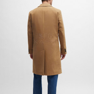 เสื้อโค้ทขนสัตว์ผู้ชายสไตล์โมเดิร์นสำหรับฤดูหนาว ทรงเข้ารูป แฟชั่นสตรีทแวร์ลำลอง แขนยาว มีสไตล์ เหมาะสำหรับใส่กลางแจ้งและในชีวิตประจำวัน - Product Image 4