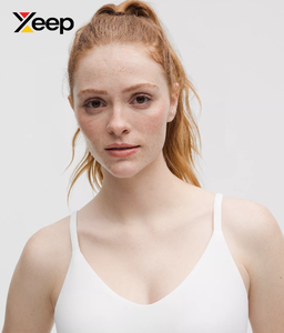 เสื้อชั้นในกีฬาโยคะคุณภาพสูงสำหรับผู้หญิง XEEP รุ่น XC-SB-128 แบบเรียบง่าย ระบายอากาศได้ดี สายปรับได้ แผ่นรองถอดออกได้ รองรับได้ดีเยี่ยม แห้งเร็ว - Product Image 3