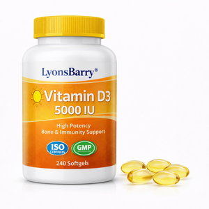 Gotas para los Oídos con Vitamina D3 5000 UI, Alta Potencia, Apoyo para Huesos e Inmunidad, Fabricante OEM de Marca Privada, Exportación GMP - Product Image 1