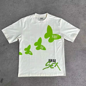 T-shirt pour homme en coton/fibre de bambou, respirant, léger, à motif uni, style tendance, en stock - Product Image 4