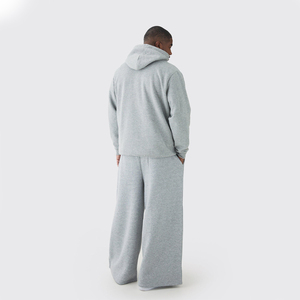 Pantalones Jogger de Pierna Ancha Extra para Hombre, Fabricados en Pakistán, Tejido Interlock Resistente, Pantalones Deportivos Básicos Cálidos de Primera Calidad - Product Image 2