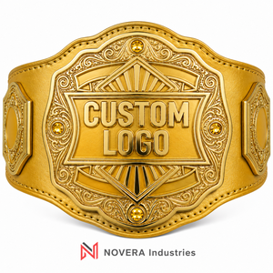 Ceinture de champion personnalisée en métal de qualité supérieure, trophée sportif personnalisé pour la lutte, le judo, le karaté, le taekwondo, le grappling, les tournois - Product Image 2