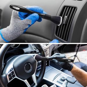 Kit di 3 Spazzole Flessibili e Resistenti per Lavaggio Auto, per Pulizia di Ruote, Pneumatici e Cerchioni, Spazzole per Detailing Auto - Product Image 2