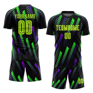 Wholesale <b>Cheap</b> Price Soccer Uniform Custom Breathable 100% Polyester Heat-Transfer Printed Team Numbers High Demanding Adults - Product Image 2