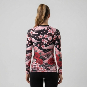 High Quality Training Wear Slim Fit <b>Women's</b> <b>Rash</b> <b>Guard</b> Top Selling Product <b>Women</b> Short Sleeve Compression Shirt <b>Rash</b> <b>Guard</b> - Product Image 2