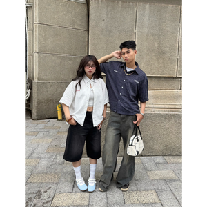 OEM ODM Polyester/Cotton Printed Quick Dry Vacation Shirts Short Sleeve for Unisex Cutomizable clothing manufacture in Vietnam - Product Image 6