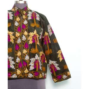 Chaqueta de invierno bordada a mano, la más vendida, para mujer, acolchada, ecológica, resistente al viento, 100% algodón, talla única - Product Image 2