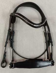 Bridon en cuir durable pour cheval, taille réglable, équipement d'équitation professionnel au meilleur prix de gros - Product Image 2