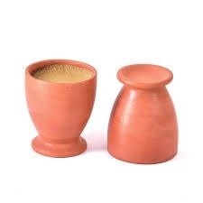 Tasses à céréales faites à la main en gros Smoothie en terre cuite tasse à boire en argile mexicaine verre à eau en terre cuite pour le thé Faizacraft - Product Image 2