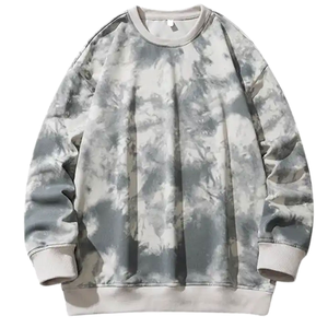เสื้อสเวตเชิ้ตผู้ชายทรงปกติ คอกลม มีซับใน สีพื้น ผ้าฝ้ายผสมขนแกะ สวมใส่สบาย เป็นมิตรกับสิ่งแวดล้อม ระบายอากาศได้ดี เหมาะสำหรับฤดูหนาว - Product Image 1