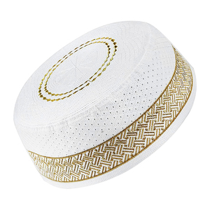 Chapeau de prière islamique léger et respirant, fabriqué professionnellement, couleurs et tailles personnalisables, tissu de haute qualité pour usage quotidien - Product Image 5