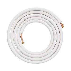 Set di tubi per climatizzazione da 25FT per sistemi HVAC, tubi in rame da 3/8'' e 5/8'' D.E. con isolamento a triplo strato per condizionamento dell'aria - Product Image 5
