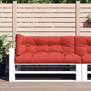 3 pz cuscini Pallet per esterni in tessuto rosso collezione di cuscini Versatile ed elegante - Product Image 1