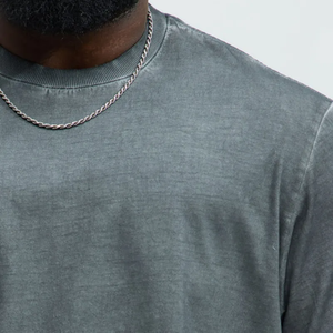 Camiseta con Estampado Personalizado para Hombre, 100% Algodón, Cuello Redondo, Estilo Casual, Corte Ajustado, Color Blanco Liso - Product Image 3