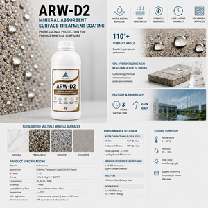 Revêtement Nano à Base d'Alcool ARW-D2 pour Surface Absorbante Minérale 1L avec Formule Anti-Taches à Durcissement Rapide pour Mur Extérieur - Product Image 6