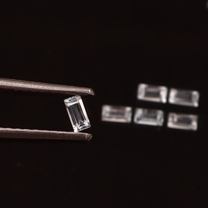 Natural White Topaz 6X12mm Baguette Cut Faceted Calibrated Loose Gemstone Certified Stone For Jewelry Making Wholesale Supplier - Product Image 2