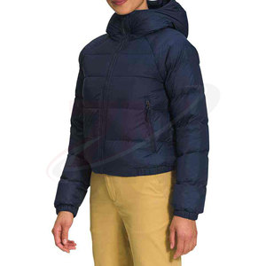 Veste matelassée à capuche pour femme avec rembourrage doux et isolant, manteau d'hiver léger et chaud pour un usage quotidien en extérieur, manches longues - Product Image 5