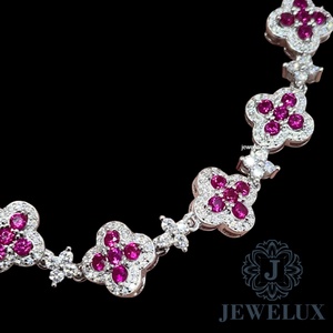 High Demand Moissanite Tennis <b>Bracelet</b> for Unisex with High Clarity Cut Stones <b>Silver</b> Gold/<b>Silver</b> Plated Available Export Price - Product Image 2