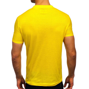 Polo à manches courtes pour homme, couleur unie, coton piqué, coupe classique, style décontracté, boutons rouges, tricoté, respirant - Product Image 6