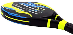 Raqueta de Pádel Flyingkick Enterprises FK-604 Teardrop, Núcleo de Fibra de Carbono, Empuñadura de Espuma EVA Antideslizante, Overgrip, 4 1/4, Ligera - Product Image 2
