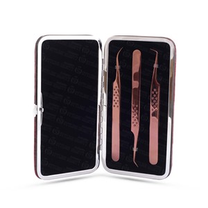 OEM Acceptable Stainless Steel Eyelash Extension Tweezers Magnetic <b>Case</b> Superior Quality Impact Resistant Tool Organizer - Product Image 1