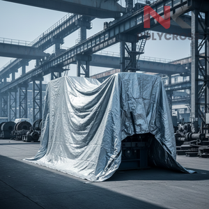 Lámina Protectora de Grado Profesional, Resistente, Impermeable, de Plástico PE, para Materiales de Construcción y Transporte - Product Image 2